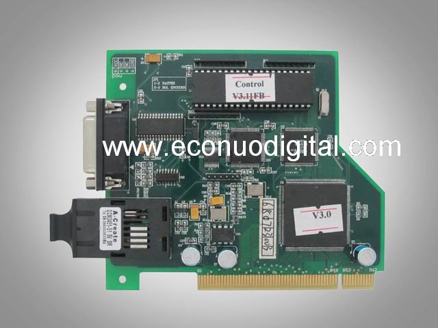 EL2018 PCI Optical Fiber Card Liyu Model PM  V.3.0 42Mhz (wi