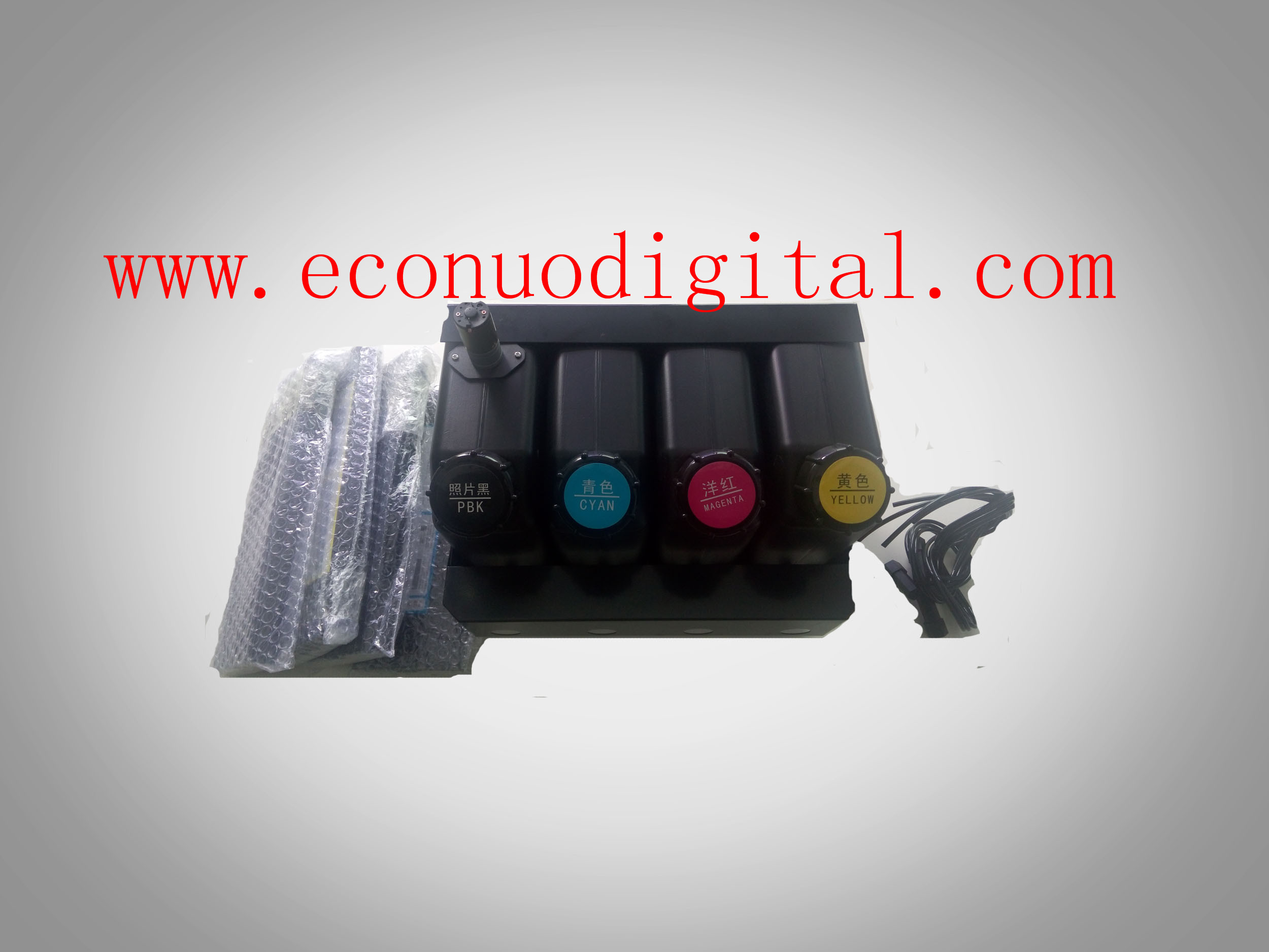 ECS1060 4+4连供 UV 加电机    ECS1060  4+4 bulk system UV+Motor