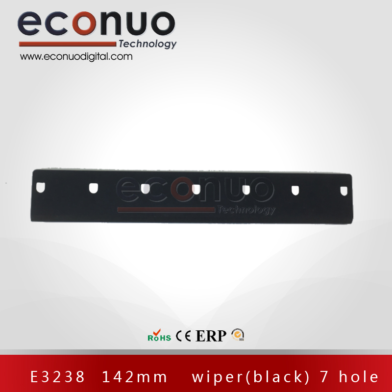 E3238  142mm   wiper(black) 7 hole E3288 142MM 刮片（黑)7孔