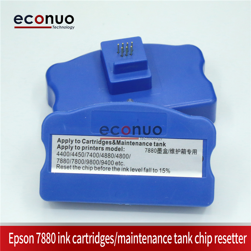 ECS1173 Epson 7880 ink cartridgesmaintenance tank chip reset