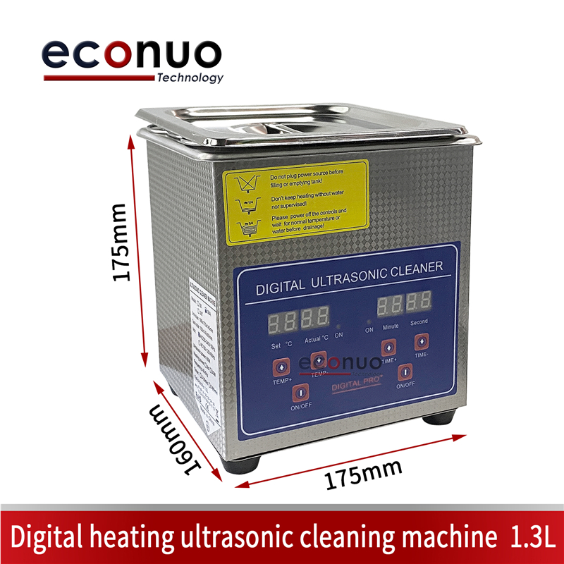 E1600 Digital heating ultrasonic cleaning machine  1.3L