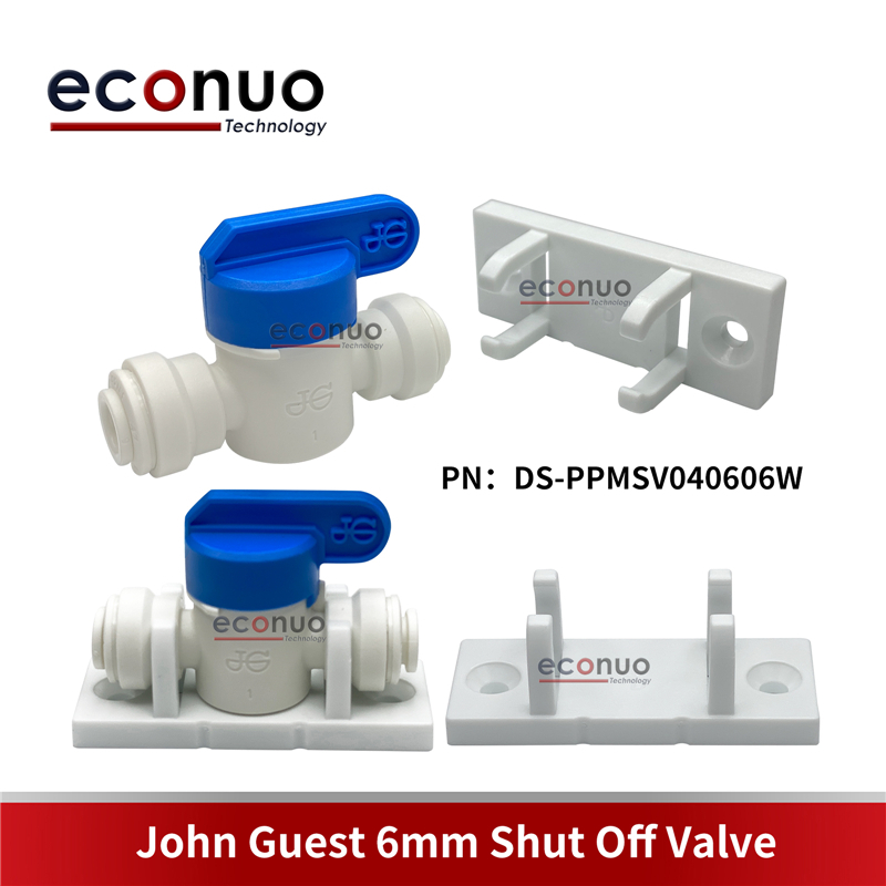 E1527  E1528  John Guest PN：DS-PPMSV040606W 6mm Shut Off Val