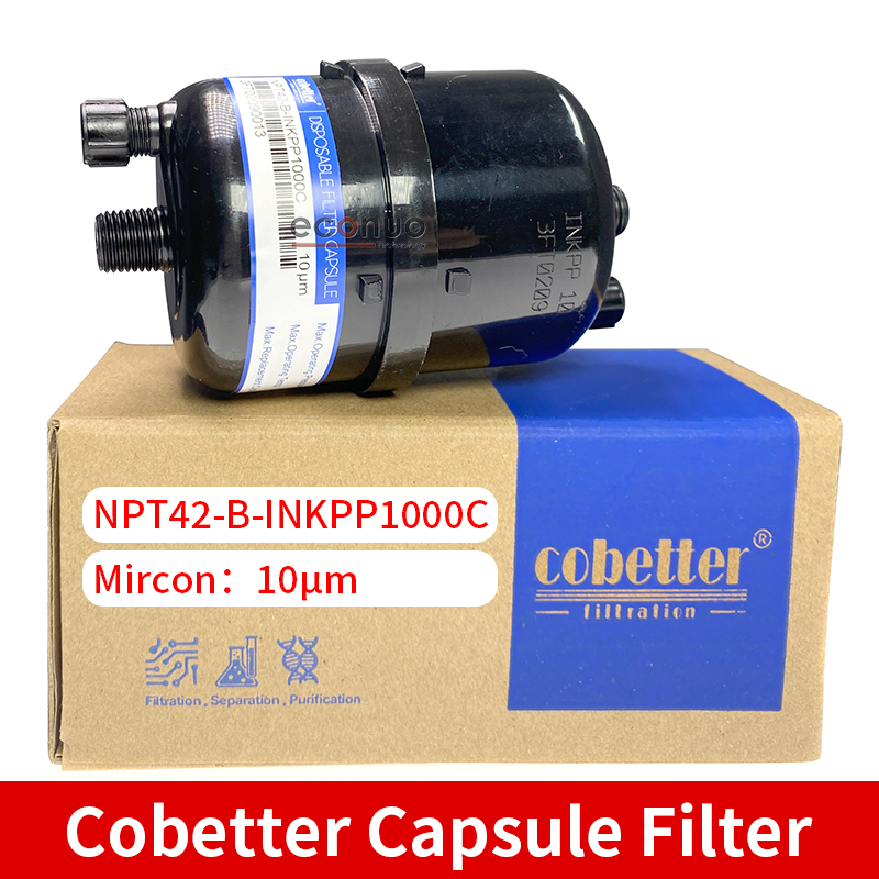 ET9004-1  Cobetter Capsule Filter NPT42-B-INKPP1000C black 1