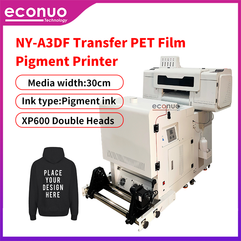 NY-A3DF Double Heads Transfer PET Film Pigment Printer