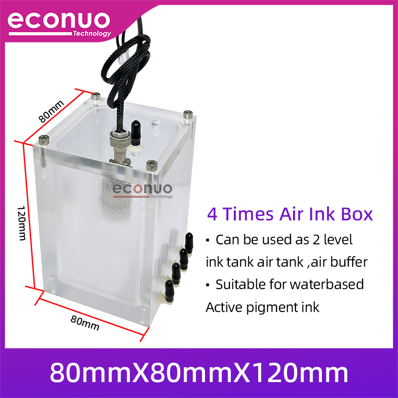 E3904 4 Times Acrylic Ink Box  80X80X120